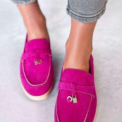 Elegant Suede Moccasins for Women - Model 176039
