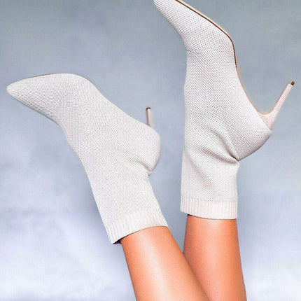 Elegant Stiletto Heel Boots - Model 176075