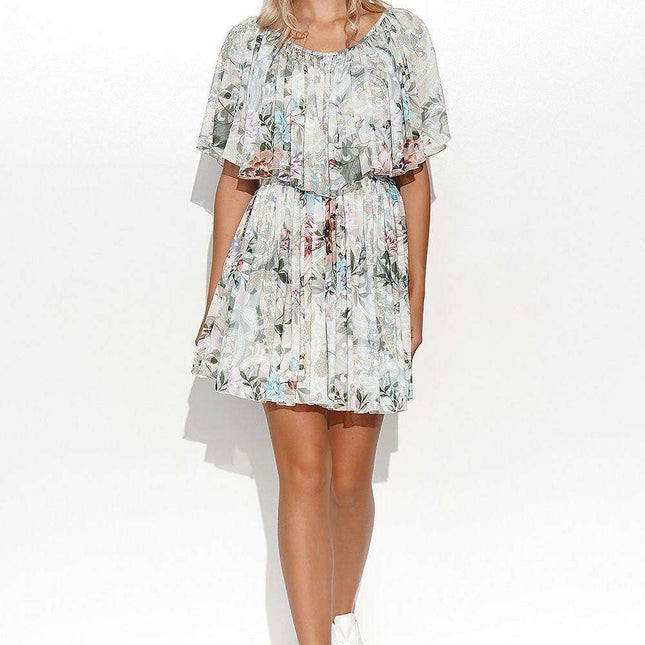 Romantic Summer Ruffle Day Dress