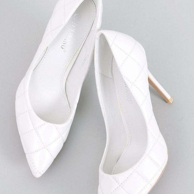Elegant Quilted Stiletto High Heels – Eco Leather Women’s Pumps