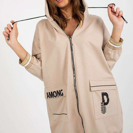 Women’s Extended Length Hooded Zip Sweatshirt