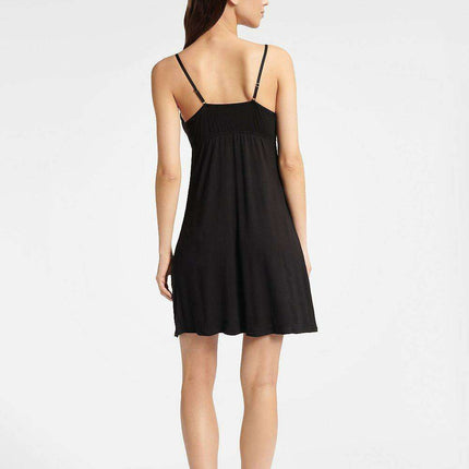 Midnight Elegance Strapless Nightgown