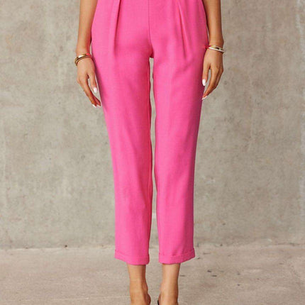 Chic Straight-Leg Trousers by Roco Fashion