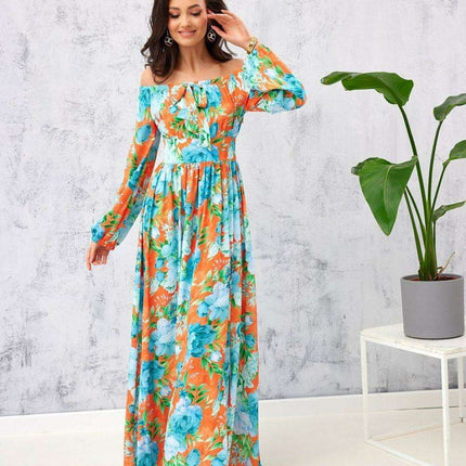 Elegant Comfort: Customizable Polyester Midi Dress for Every Occasion