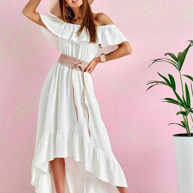 Chic Asymmetrical Evening Gown