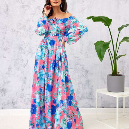 Elegant Comfort: Customizable Polyester Midi Dress for Every Occasion