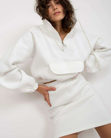 Casual Chic Hoodie and Skirt Set for Effortless Everyday Style