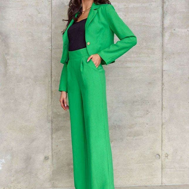 Chic Wide-Leg Bell-Bottom Trousers for Women by Roco Fashion