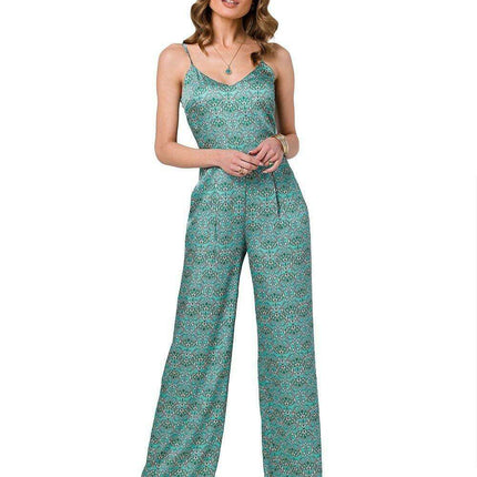 Satin Summer Chic Jumpsuit