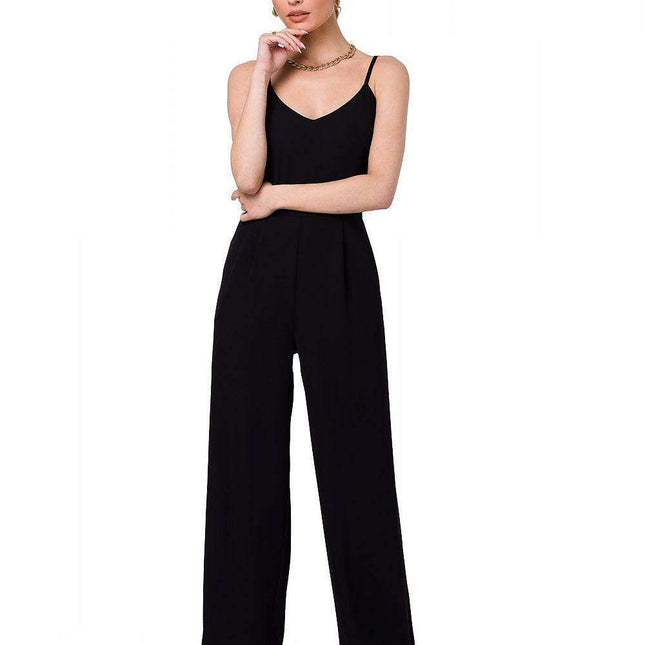 Sophisticated Office to Evening Jumpsuit with Adjustable Straps