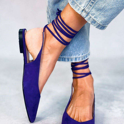 Suede Elegance Ballet Flats - Style 177343