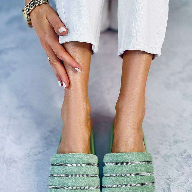 Chic Sparkling Women's Flip-flops - Model 177637