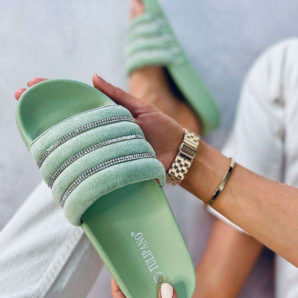 Chic Sparkling Women's Flip-flops - Model 177637