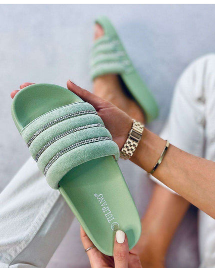 Chic Sparkling Women's Flip-flops - Model 177637