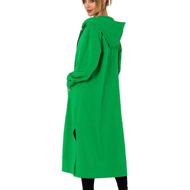 Cozy Hooded Zip-Up Sweatshirt with Functional Pockets