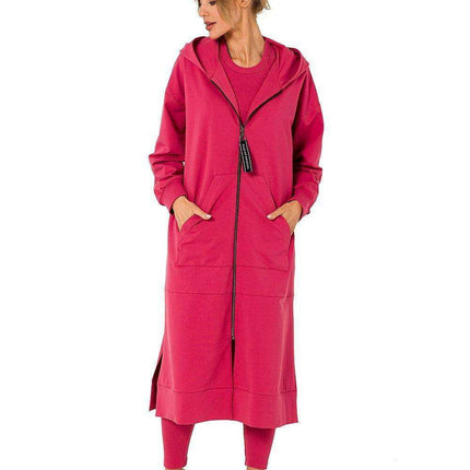 Cozy Hooded Zip-Up Sweatshirt with Functional Pockets