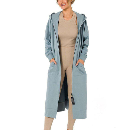 Cozy Hooded Zip-Up Sweatshirt with Functional Pockets