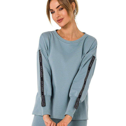 Logo Stripe Casual Pullover