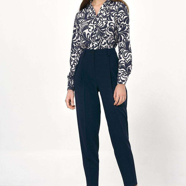 Sophisticated High Waisted Balloon Trousers For Women Nife