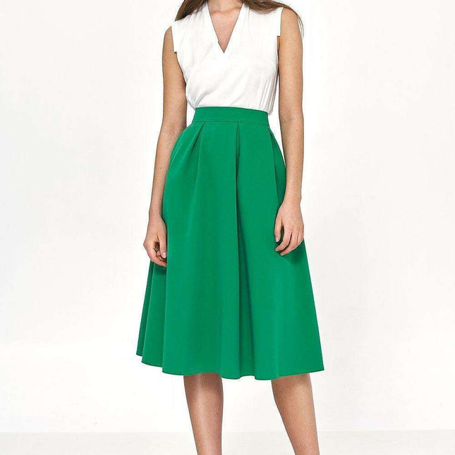 Sophisticated A Line Midi Skirt Chic Versatile Wardrobe