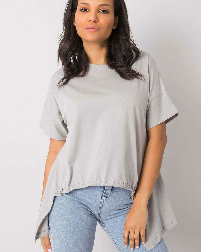 Rue Paris Parisian Elegance Women's Extended Hem Tee
