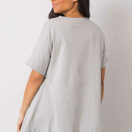 Rue Paris Parisian Elegance Women's Extended Hem Tee