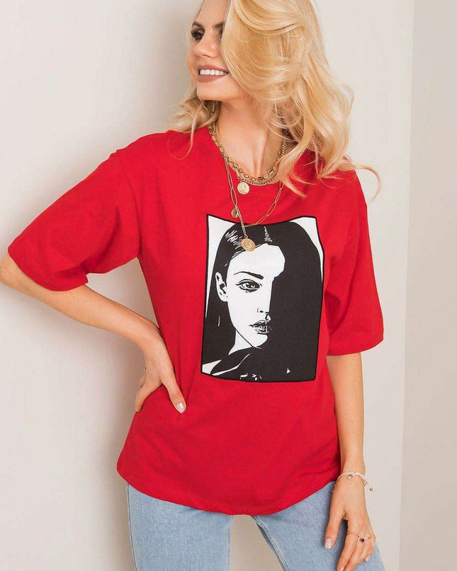 Rue Paris Chic Graphic Tee Cotton Comfort For Women