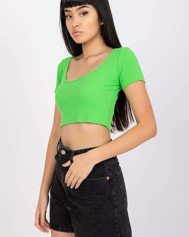 Stylish Parisian Deep V Neck Summer Tee For Women Everyday