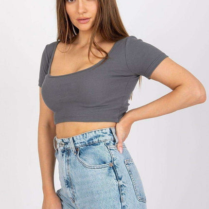 Stylish Parisian Deep V Neck Summer Tee For Women Everyday