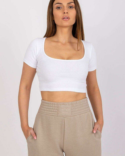 Stylish Parisian Deep V Neck Summer Tee For Women Everyday