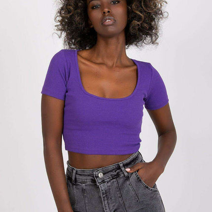 Stylish Parisian Deep V Neck Summer Tee For Women Everyday