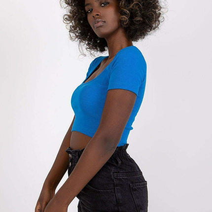 Stylish Parisian Deep V Neck Summer Tee For Women Everyday