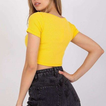 Stylish Parisian Deep V Neck Summer Tee For Women Everyday