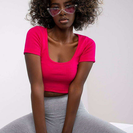 Stylish Parisian Deep V Neck Summer Tee For Women Everyday