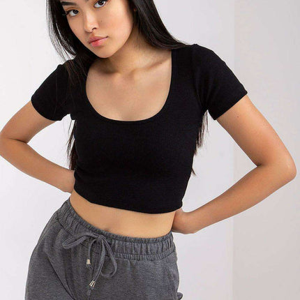 Stylish Parisian Deep V Neck Summer Tee For Women Everyday