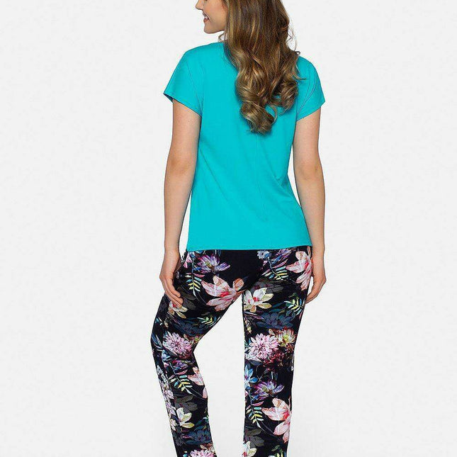 Babella Flora Women's Loungewear Pajama Set