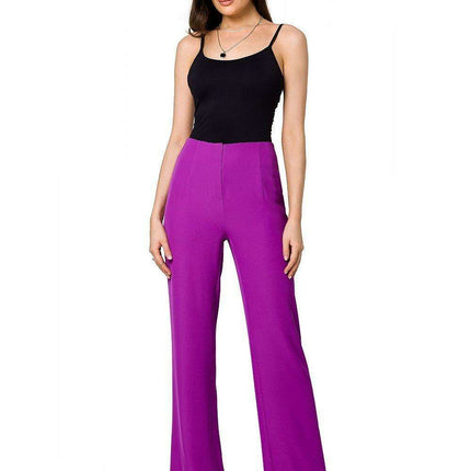 Elegant Zippered Women's Trousers for Effortless Chic