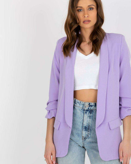 Elegant Italian Three Quarter Sleeve Moda Jacket For Women