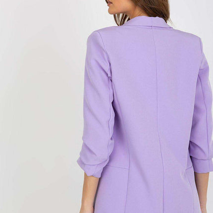 Elegant Italian Three Quarter Sleeve Moda Jacket For Women