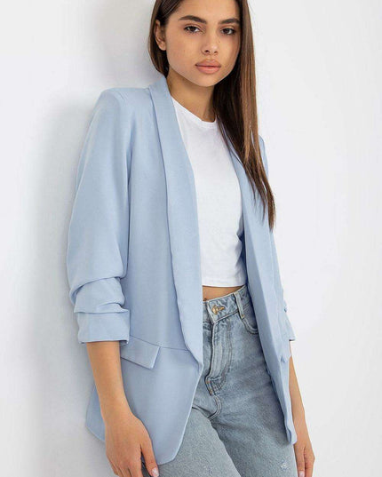 Elegant Italian Three Quarter Sleeve Moda Jacket For Women