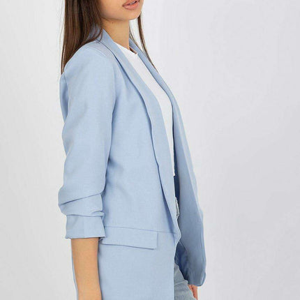 Elegant Italian Three Quarter Sleeve Moda Jacket For Women