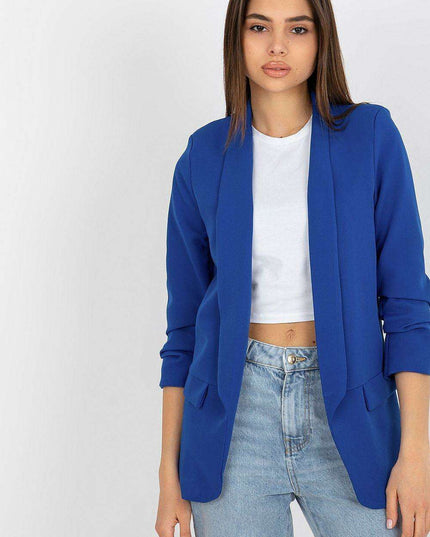 Elegant Italian Three Quarter Sleeve Moda Jacket For Women