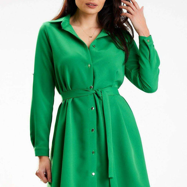 Versatile Charm: Adjustable Sleeve Mini Dress