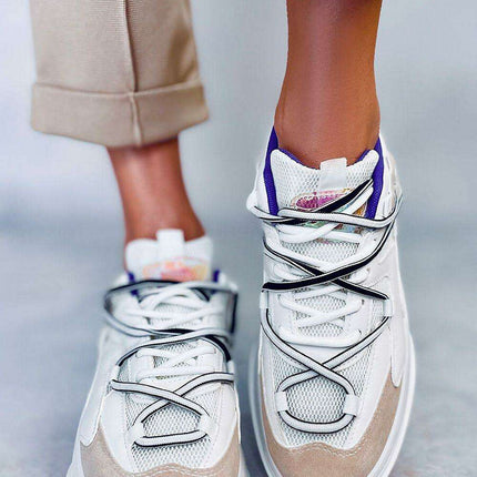 Chic Holographic Athletic Sneakers Model 178865