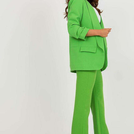 Elegant Italian Three Quarter Sleeve Moda Jacket For Women