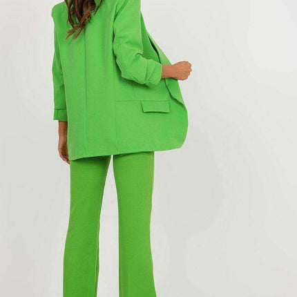 Elegant Italian Three Quarter Sleeve Moda Jacket For Women