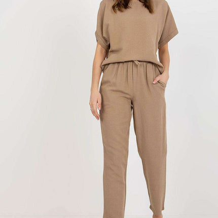 Chic Summer Set Parisian Blouse and Tailored Pants