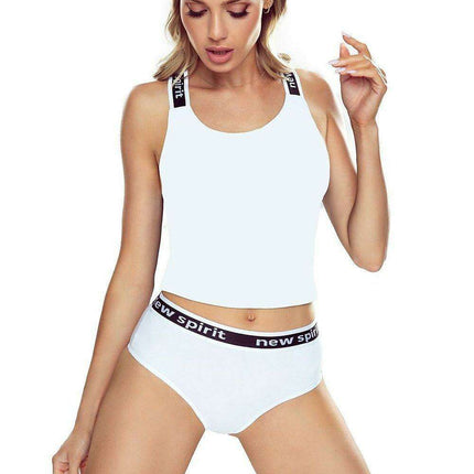 Trendy Crossback T-shirt Set for Effortless Casual Chic