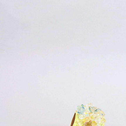 Glamorous Eco-Friendly Flip-Flops with Shiny Stone Accents