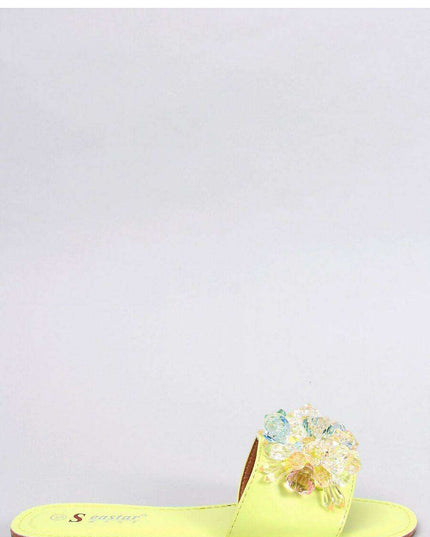 Glamorous Eco-Friendly Flip-Flops with Shiny Stone Accents